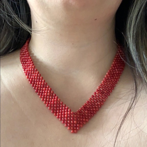 Genuine Coral Necklace - Picture 1 of 12